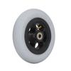 6in Electric Wheelchair Wheel Noiseless Aluminum Alloy Hub Rubber Inflatable Wheel Replacement