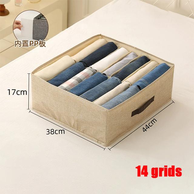 Closet Clothes Organizers Pants Sweater T-Shirt Storage Box Wardrobe Cabinet Drawer Compartment Organizer Boxes Bedroom Storage