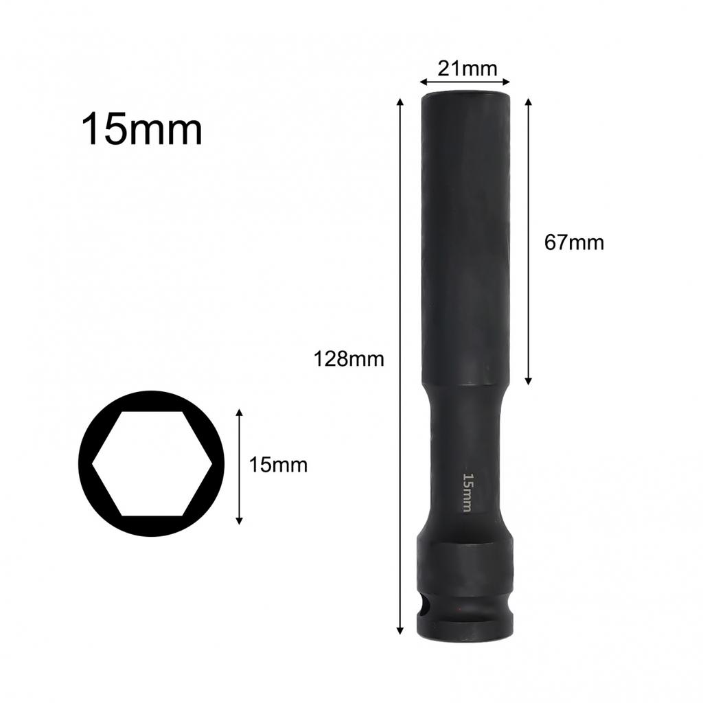 1/2\" Adapter Hex Socket Chrome Vanadium Steel Screwdriver Socket