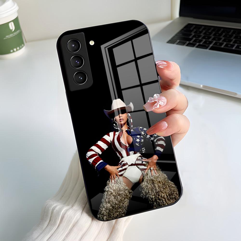 Singer Beyonce Phone Case For Samsung A56 A36 A26 A16 A15 A25 A35 A55 A14 A34 A24 A54 Glass Case