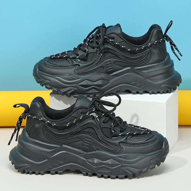 Chunky Sneakers Fashion Running Sports Shoes Women Platform Shoes Men Breathable Casual Sneakers Thick Sole Outdoor Footwear