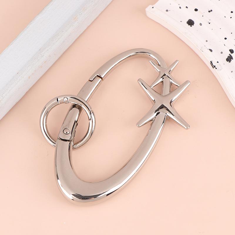 Carabiner Keychain Star Aesthetic Lucky Dice Opener Metal Backpack Pendant For Men Woman
