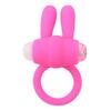 Butterfly Rabbit Vibrating Cock Ring - Dual Stimulation Delay Ring with Multi-Speed Vibration, Body-Safe Silicone, Waterproof Adjustable Fit