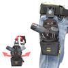 Belt Tool Pouch Magnetic Utility Work Organizer Bag Heavy-Duty Electric Drill Holder Screw Pouch Anti-Scratch Electrician