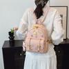 Neuer Vielseitiger Kontrast-Rucksack für Damen Original Teddybär Tasche Cartoon Lässige Reisetasche Minimalistischer Rucksack