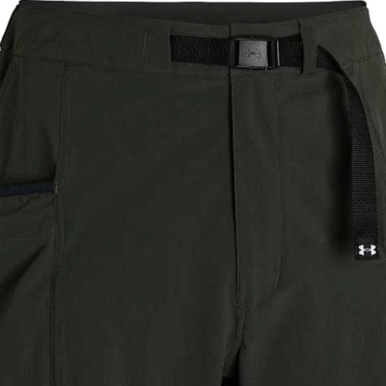 Under Armour Urban Outdoor Series Logo Patch Casual Loose Pocket Cargo Shorts Men Shorts Baroque-Green 1387985-310