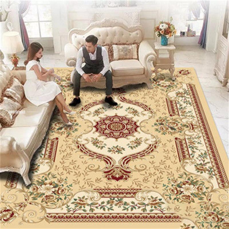 European Carpet Living Room Ins Style Nordic Tea Table Blanket Household Bedroom American Bedside Blanket Large Area