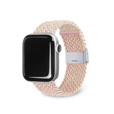 Egadeun Apple Watch Strap Loop Band Buckle Pastel Twinkle Pink