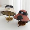 Girls Fan Hat Solar Large Wind Rechargeable Large Edge Sun Hat Boys Outdoor Sun Hat Breathable