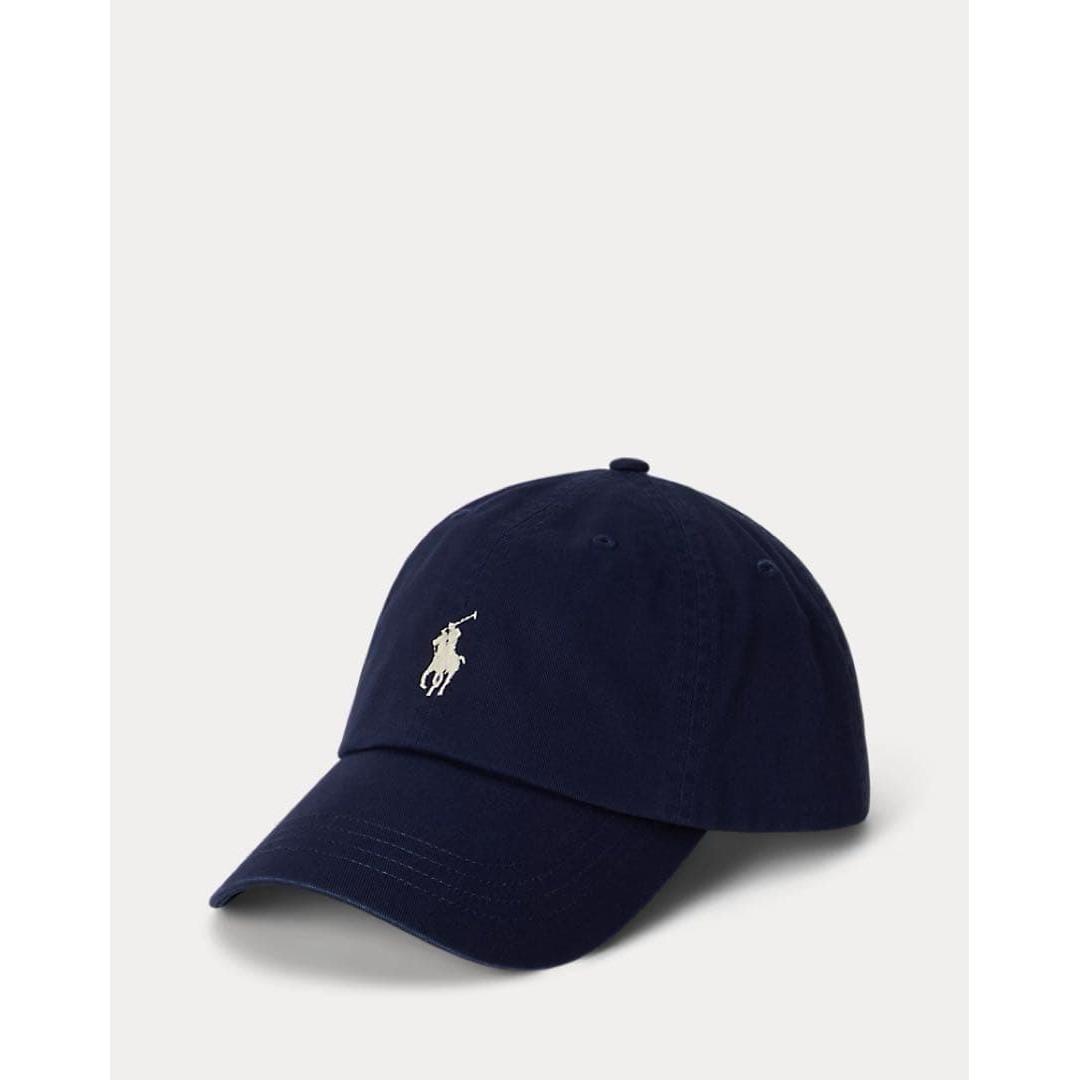 Used POLO RALPH LAUREN Cotton Chino Cap Navy