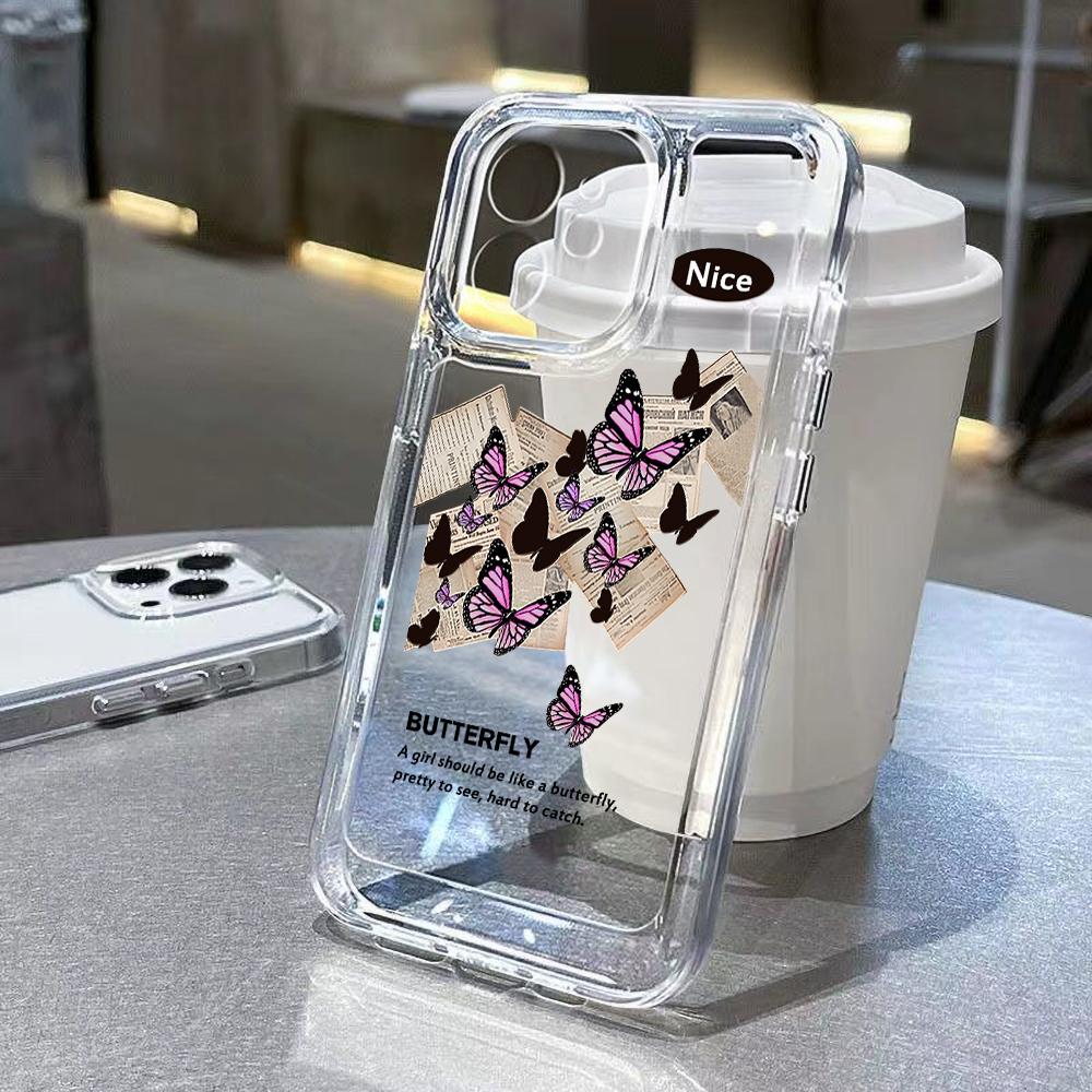 Butterfly Phone Case For Samsung Galaxy A56 5G A55 A36 A26 A16 A15 A35 A34 A33 A54 A53 A52s A25 A14 A13 A06 A05s A05 Soft Cover