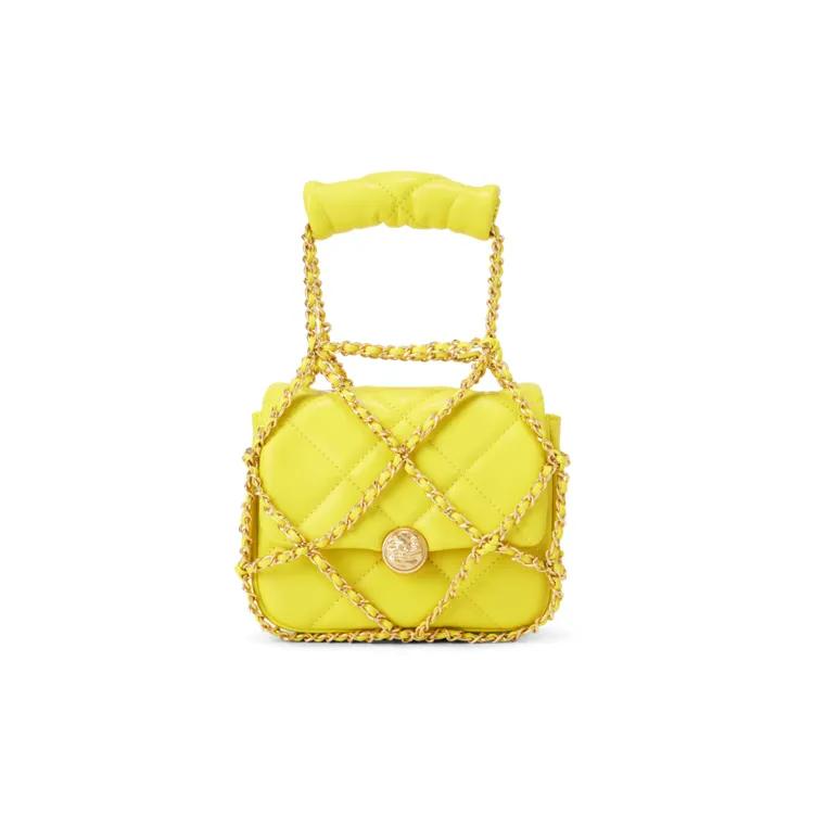 CHARLES&KEITH Leather Charles Keith Bag , Small Square Bag , Shoulder Bag , Crossbody Bag , Handbag Small Women's (Unisex) Handbags