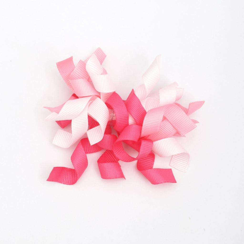 Danish Roll Colored Curled Wave Threaded Ribbon Handmade Headgear Hair Accessories Gift Box Decorative Webbing