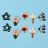 Acrylic Flower & Butterfly DIY Jewelry and Accessories: Earrings, Hairpins, Phone Case Patches.