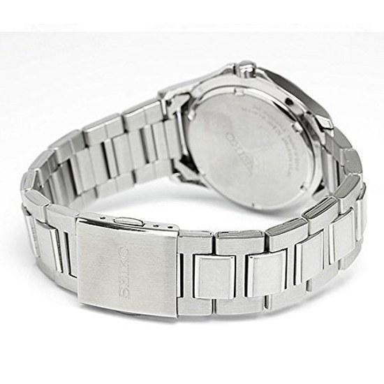 SEIKO SELECTION SBPN071 mens wristwatch solar-powered date calendar blue dial stainless steel