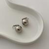 1 Pair Ball Dangle Earrings for Women, Metal Round Ball Drop Earrings, Sliver Gold Plated Jewelry Gifts
