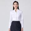 Women's Long-Sleeve Stand Collar Professional Shirt