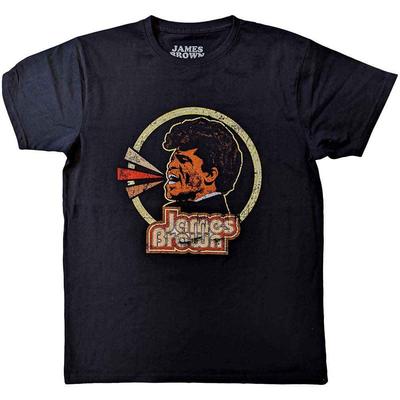James Brown - Kreis und Logo (T-Shirt)