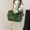 Corduroy Shoulder Bags Women Casual Handbag Light Retro Large Capacity Shoulder Strap Commuter Handbags 2026 Autumn and Winter