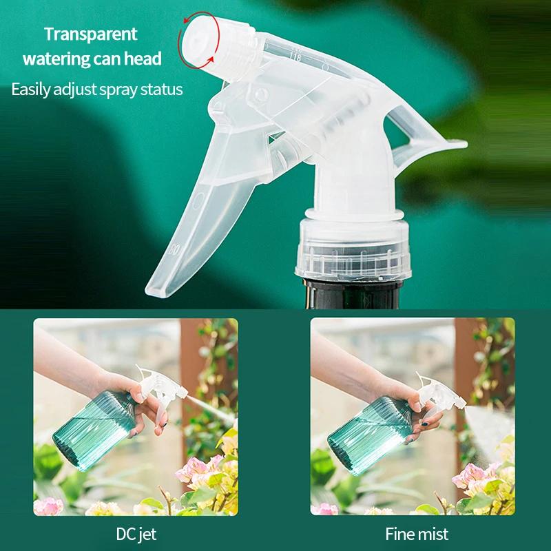 Sticlă cu pulverizare de 500 ml, cutie de udat, plante de grădinărit, flori de irigare, pulverizator de ceață, dezinfecție de uz casnic, instrument de coafură