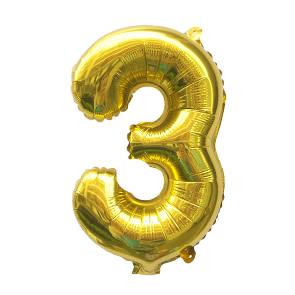 1 stücke Set 16 Zoll Gold Aluminium Folie Mylar Ballon Für Geburtstag Party Helle Luftballons Folie Party Ballon Folie Ballon