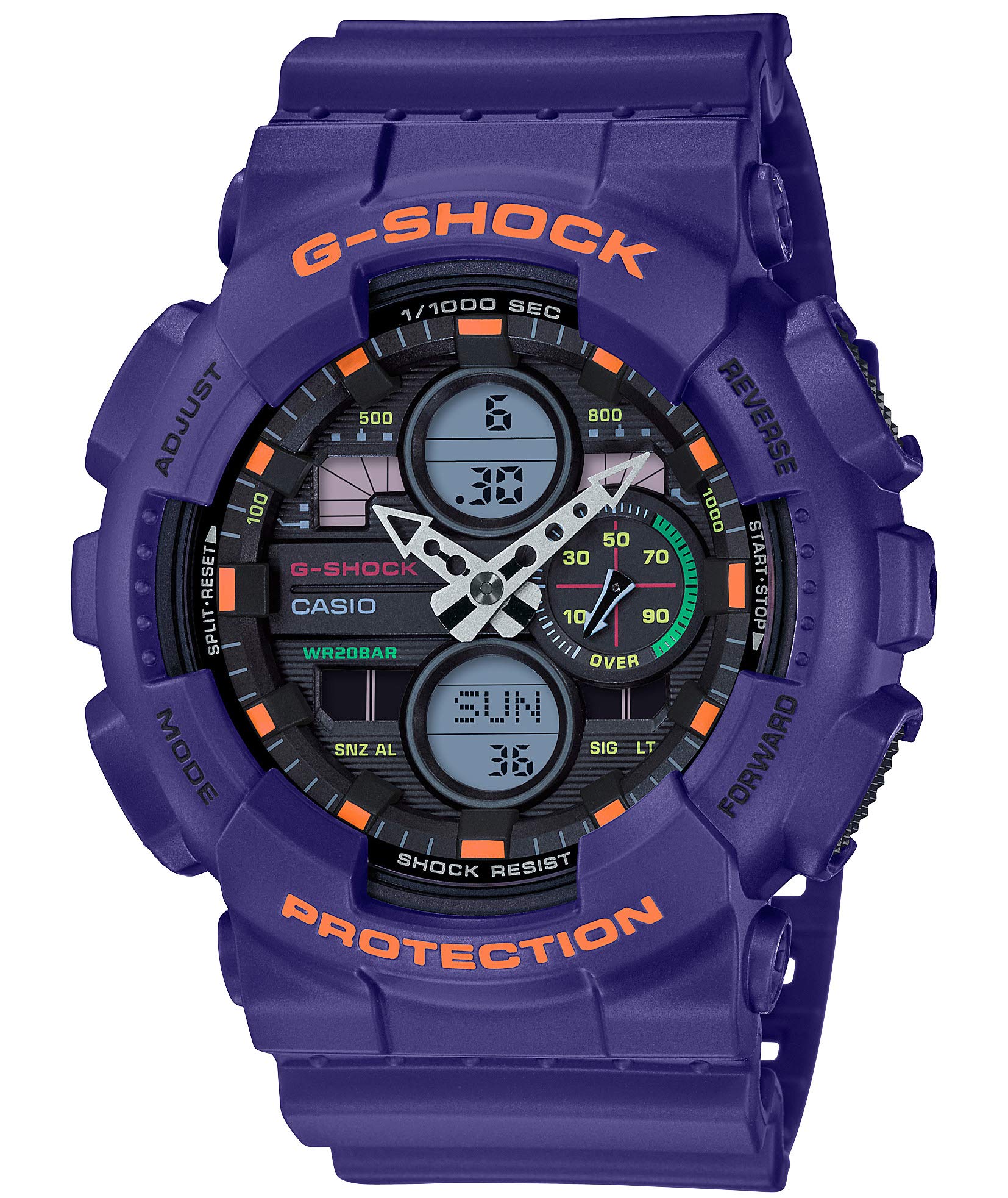 

Casio Purple Watch G-SHOCK GA-140-6AJF Men s