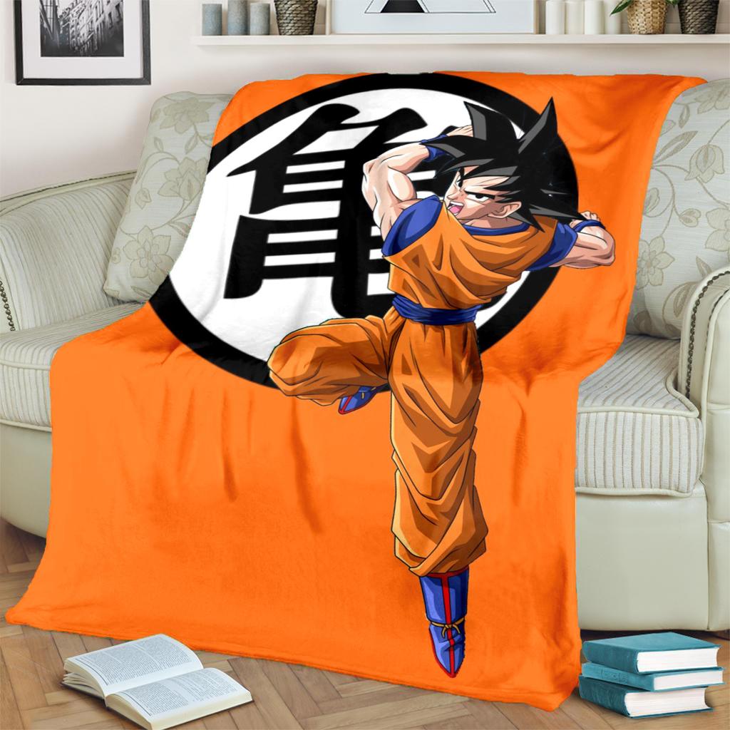 Dragon Ball! Flannel Warm Blanket Comfortable for Bedrooms, Sofas, Beds, Chairs, Picnics, Travel