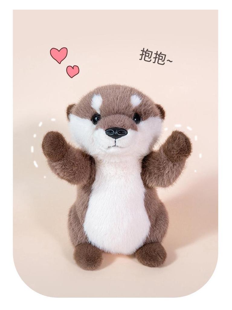Magnetic Hugging Otter Plush - Cute, Soft Companion Doll for Kids, Ideal Birthday Gift