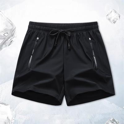 New Men's Quick-drying Loose Sports Casual Pants Thin Ice Silk Beach Pants