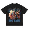 Evolutionary Forms Dragon Ball Son Goku TShirt Japanese Kanji Graphic Tee Crew Neck Cotton Casual Streetwear Tops