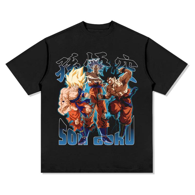 

Dragon Ball Japanese Anime Cotton Y2K Tshirt 2026 Summer Unisex Women Anime Enthusiasts Casual Ventilate Fashion Streetwear Shirt S