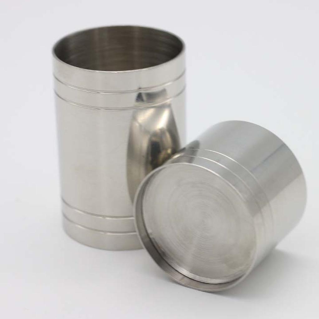 2 Sizes Stainless Steel Measuring Cup Cocktail Drink Measure , 25ml