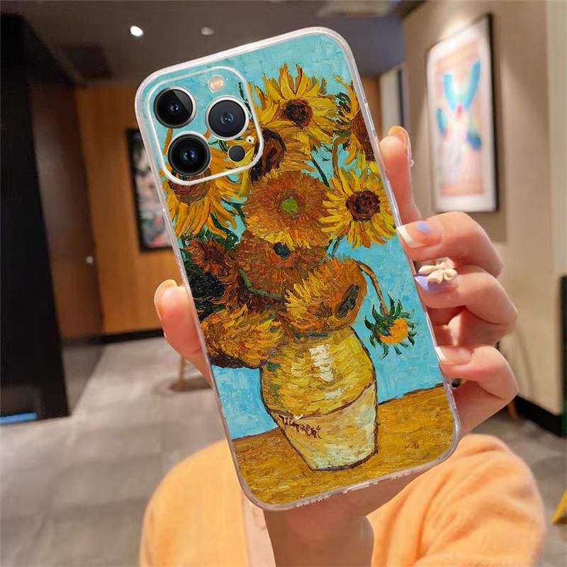 Phone Case For Iphone 17 Pro Max Air 16 15 14 13 Pro Max 15 16 Pro 15Plus Van Gogh Painting Art