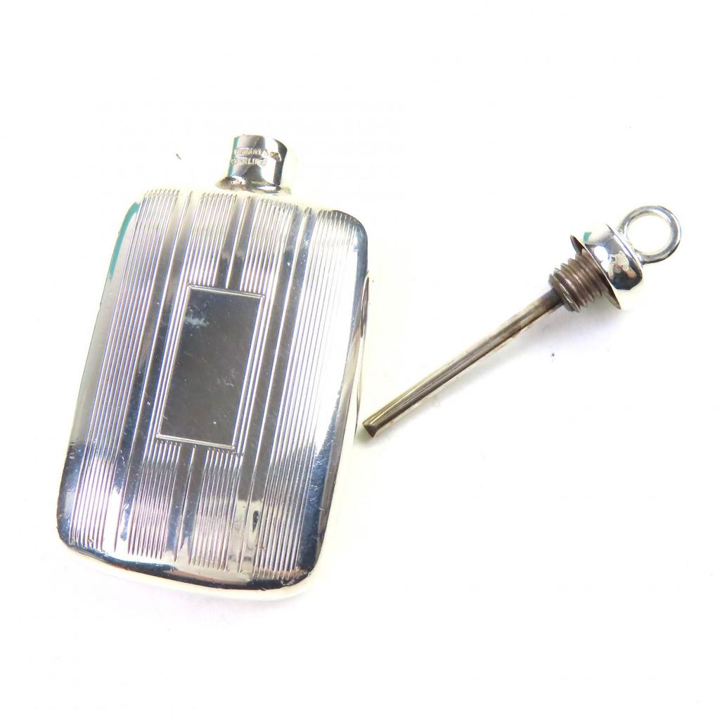 TIFFANY&Co. Perfume Bottle Narrow Venetian Necklace Pendant Silver SV925 Used