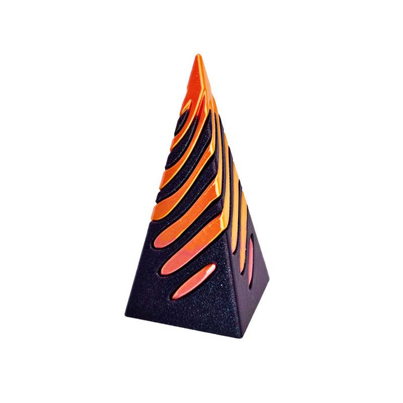 3D tištěné spirálové kuželové hračky Nemožná pyramida Průchozí socha Průchozí pyramida Fidget hračka Úleva od stresu Šroubovací hračky