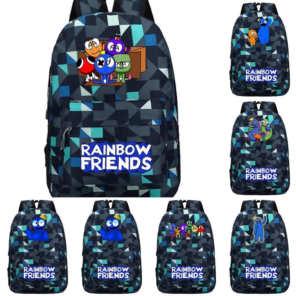 Roblox Rainbow Friends Large Capacity Student Backpack Bag Book