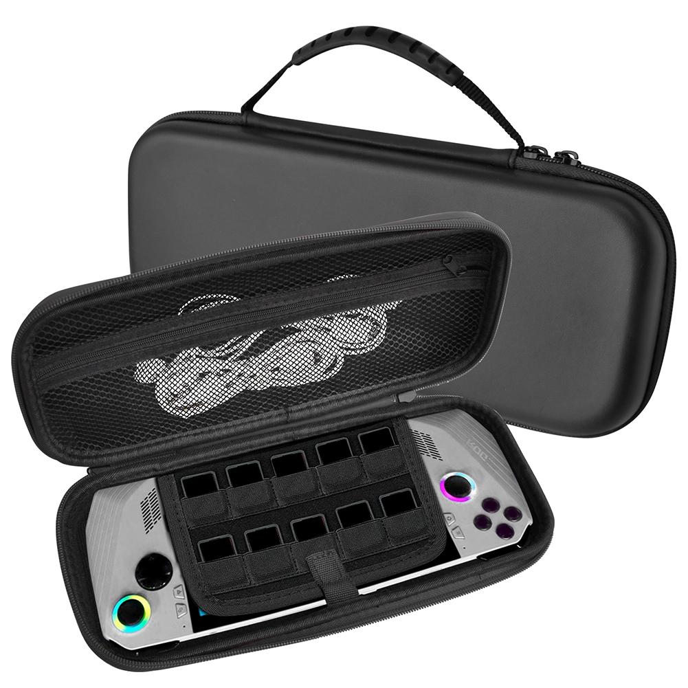 EVA Carrying Case for ASUS Rog Ally Waterproof Handheld Game Console Bag Anti-Drop Shockproof Replacement with Inner Partition