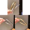 Minimalist Gold Plated Arrow Pattern Bracelet For Women Fashion Jewelry Accessory