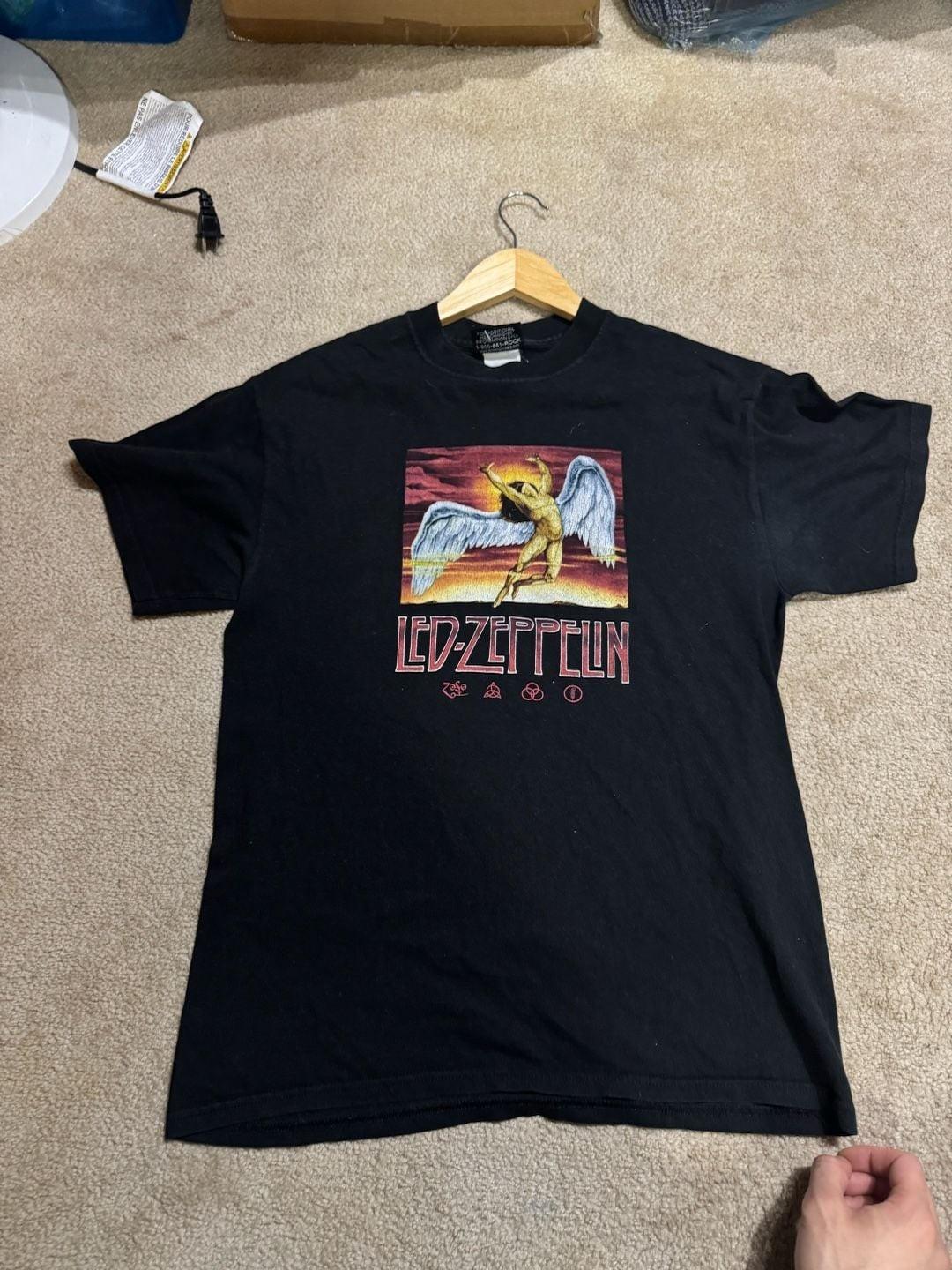 Vintage Led Zeppelin Icarus Swan Song Graphic T- Unisex T-Shirt M
