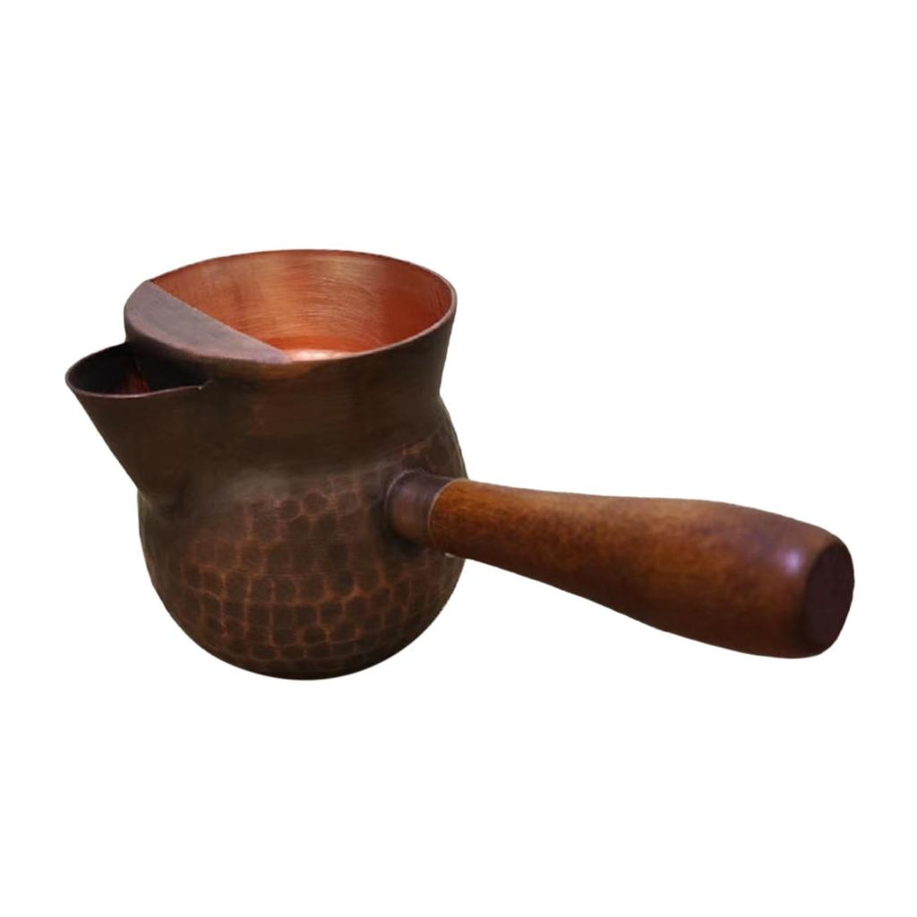 Copper Tea Kettle Tea Infuser 300 Ml Tea Lovers Gift Turkish Coffee Pot Coffee