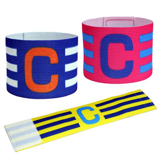 Captain C Armband Adjustable Unisex Adults Teens Football Soccer Training Team Captain Arm