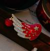 Women Shining Brooch Pendant Needle Retro Simple Fashionable and Versatile Jewelry Accessories Holiday Gift