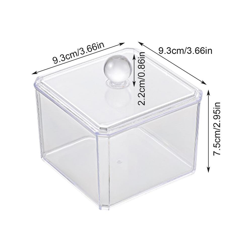 Transparente Glas Make-Up Pinsel Lagerung Box Gold Kosmetik Container Ring Bleistift Lippenstift Make-Up Pinsel Veranstalter