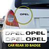 Emblema Posteriore ABS Lettere Logo Auto Adesivi Laterali Parafango Per Astra Insignia Mokka Zafira Corsa Vectra Antara Meriva
