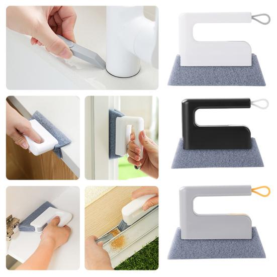 Cleaning Brush Ergonomic Design Deep Penetration Bristles Deep Crevice Cleaning Brush Wall Corners Keyboards Cleaning Tool