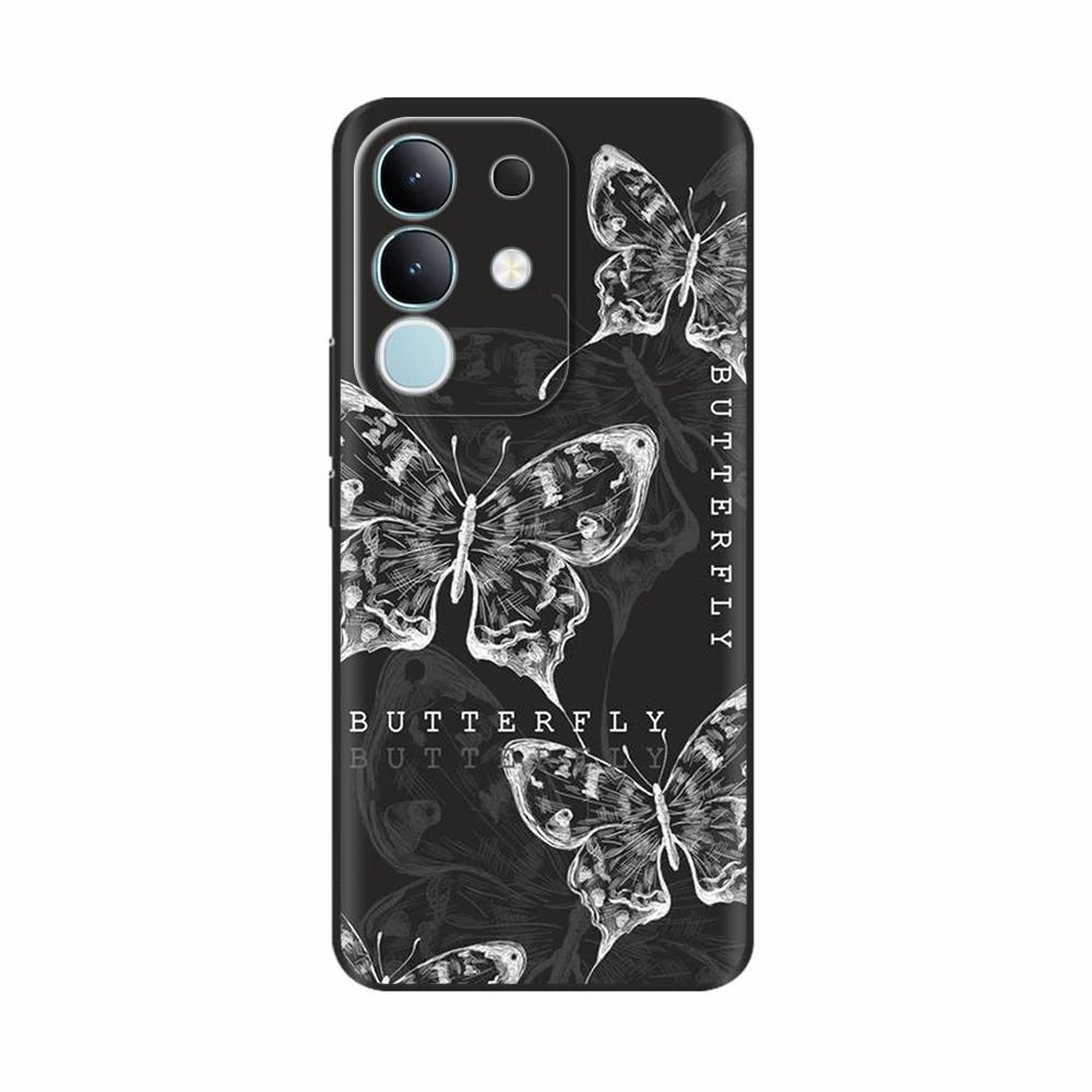 Pour Vivo Y29 4G Coque Mignon Panda Silicone Liquide Doux Étuis de Téléphone Pour Vivo Y29 4G Coques Y 29 Fundas Protection Dessin Animé Couverture Arrière