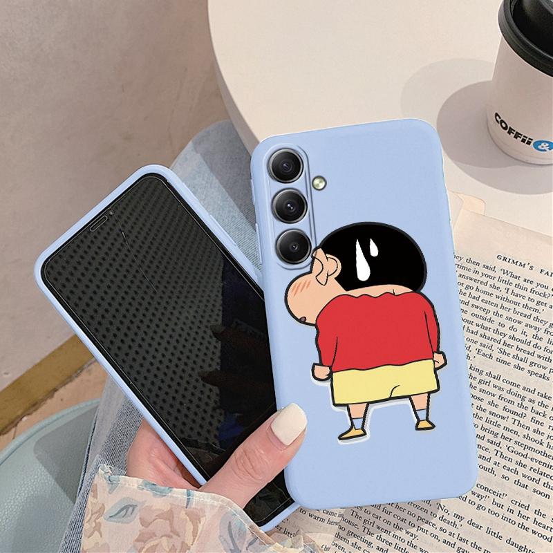 Funny Cartoon Phone Case For iPhone Samsung A55 S24 FE S25 M35 A16 Xiaomi Redmi Note 13Pro 14C Huawei Honor Realme Shockproof Anti-Scratch Matte Cover