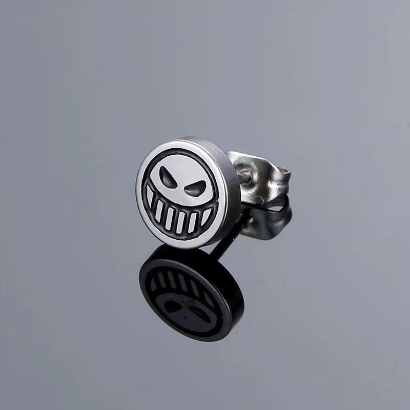 

Крутые серьги-гвоздики из титановой стали, винтажные, с улыбающимся лицом, забавные серьги для женщин и мужчин, изящные ювелирные изделия, подарок