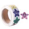 500pcs/roll Office Stationery Colorful Glitter Star Stickers Teacher Encouragement Supply  Office
