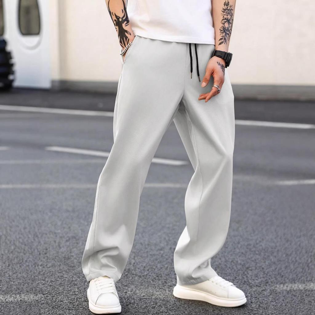 Men's American-Style Trendy Loose Straight-Leg Casual Pants
